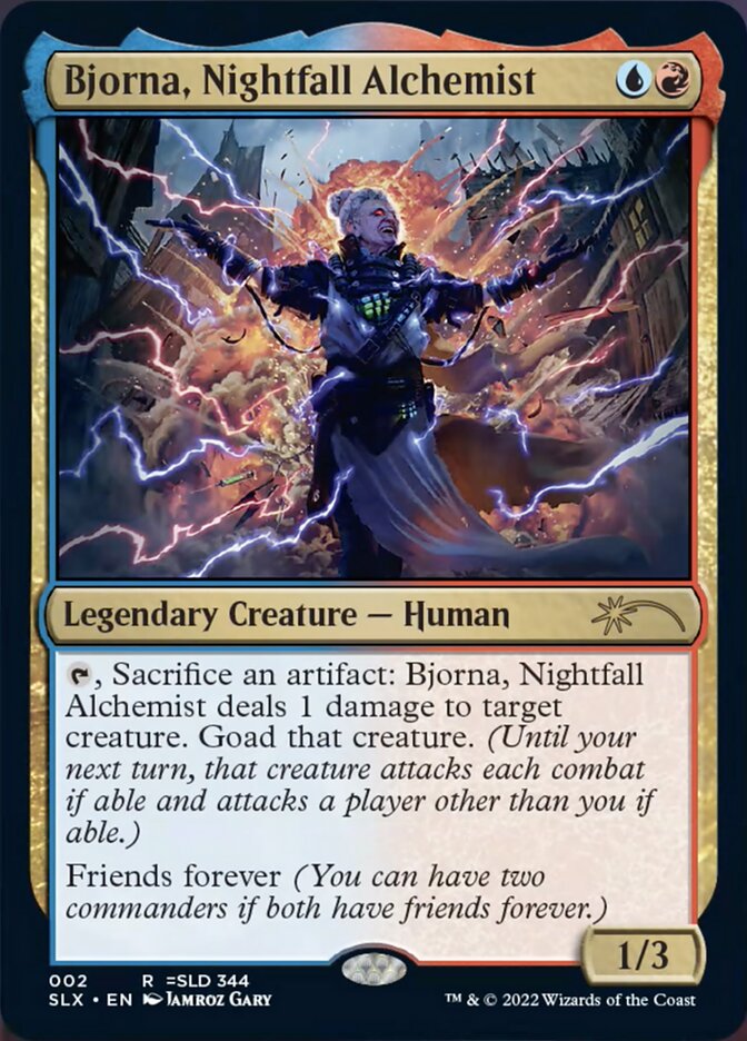 Bjorna, Nightfall Alchemist [Secret Lair: Universes Within] | Jomio and Rueliete's Cards and Comics
