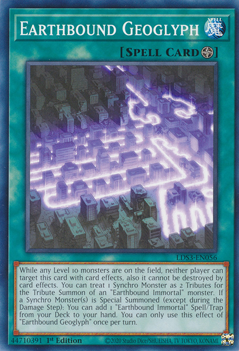 Earthbound Geoglyph [LDS3-EN056] Common | Jomio and Rueliete's Cards and Comics