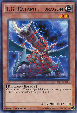T.G. Catapult Dragon [LC5D-EN208] Common | Jomio and Rueliete's Cards and Comics