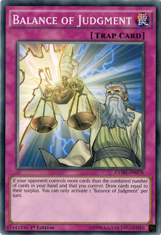Balance of Judgment [CORE-EN078] Common | Jomio and Rueliete's Cards and Comics