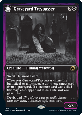 Graveyard Trespasser // Graveyard Glutton [Innistrad: Double Feature] | Jomio and Rueliete's Cards and Comics