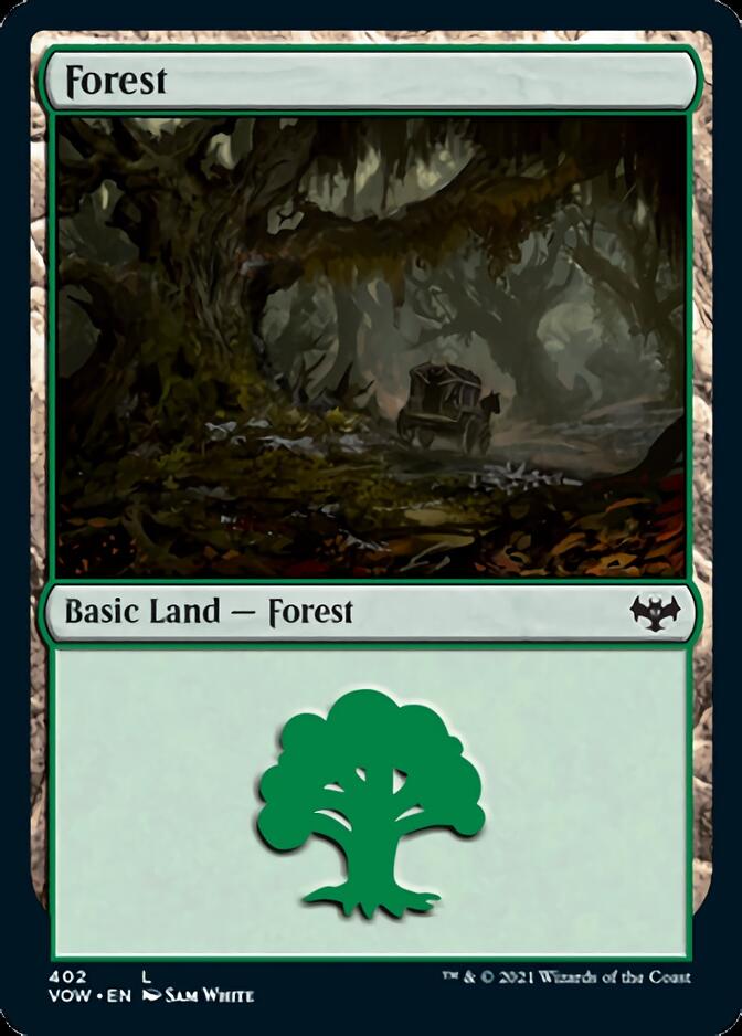 Forest (402) [Innistrad: Crimson Vow] | Jomio and Rueliete's Cards and Comics