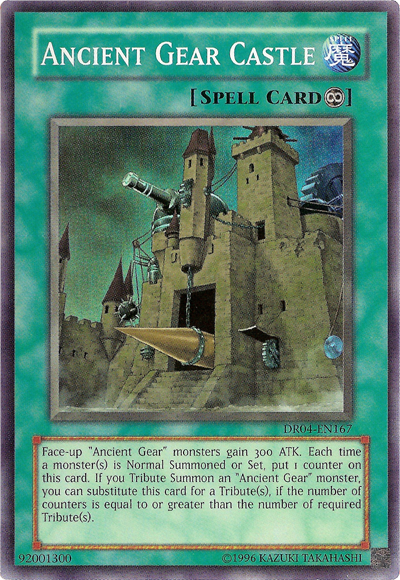 Ancient Gear Castle [DR04-EN167] Super Rare | Jomio and Rueliete's Cards and Comics