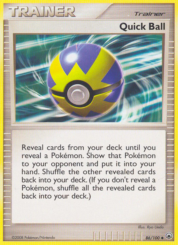 Quick Ball (86/100) [Diamond & Pearl: Majestic Dawn] | Jomio and Rueliete's Cards and Comics