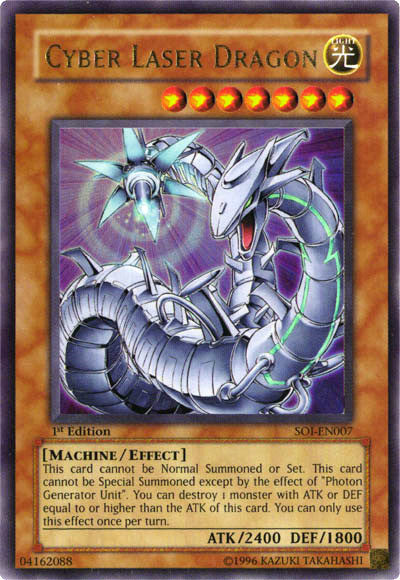 Cyber Laser Dragon [SOI-EN007] Ultra Rare | Jomio and Rueliete's Cards and Comics