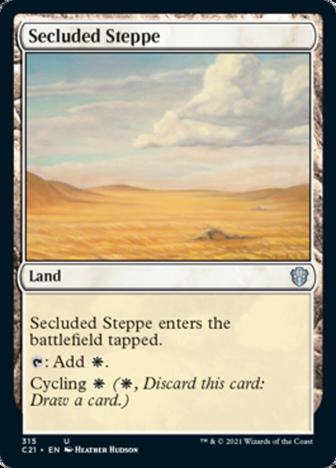 Secluded Steppe [Commander 2021] | Jomio and Rueliete's Cards and Comics