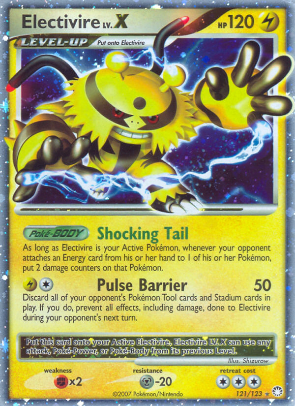 Electivire LV.X (121/123) [Diamond & Pearl: Mysterious Treasures] | Jomio and Rueliete's Cards and Comics