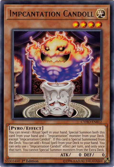 Impcantation Candoll [CYHO-EN012] Rare | Jomio and Rueliete's Cards and Comics