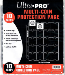 Ultra PRO: Protection Pages - Multi-Coin (10-Pack) | Jomio and Rueliete's Cards and Comics