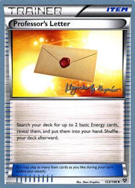 Professor's Letter (123/146) (Primal Groudon - Alejandro Ng-Guzman) [World Championships 2015] | Jomio and Rueliete's Cards and Comics