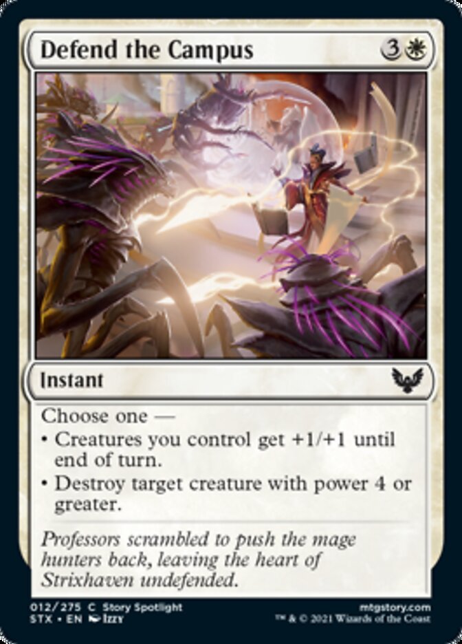 Defend the Campus [Strixhaven: School of Mages] | Jomio and Rueliete's Cards and Comics