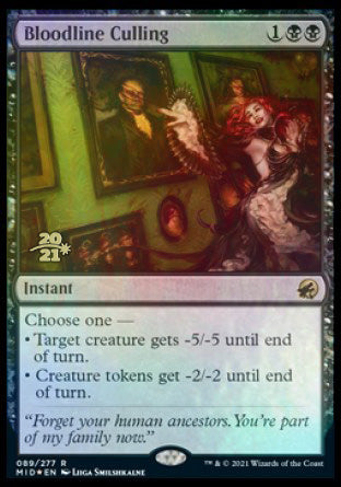 Bloodline Culling [Innistrad: Midnight Hunt Prerelease Promos] | Jomio and Rueliete's Cards and Comics