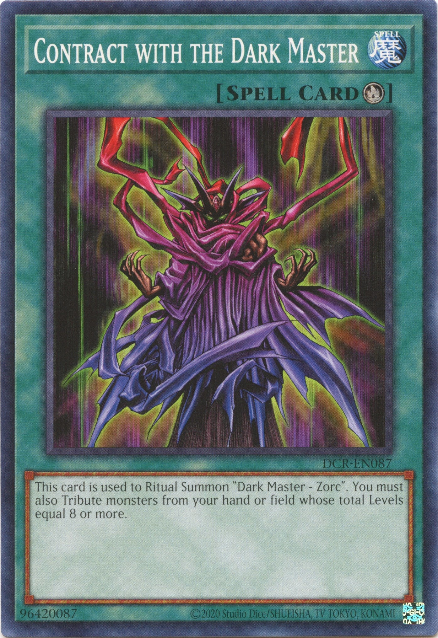 Contract with the Dark Master (25th Anniversary) [DCR-EN087] Common | Jomio and Rueliete's Cards and Comics
