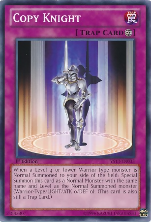 Copy Knight [YS13-EN033] Common | Jomio and Rueliete's Cards and Comics