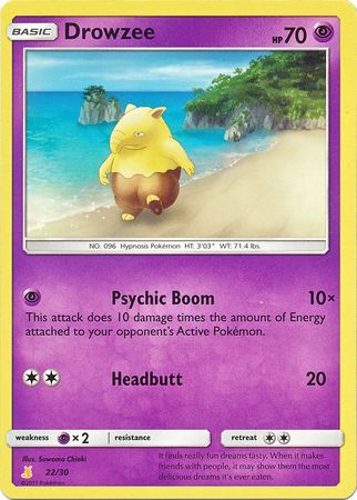 Drowzee (22/30) [Sun & Moon: Trainer Kit - Alolan Raichu] | Jomio and Rueliete's Cards and Comics