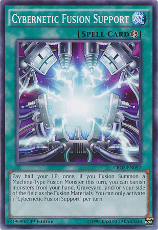 Cybernetic Fusion Support [CROS-EN092] Common | Jomio and Rueliete's Cards and Comics
