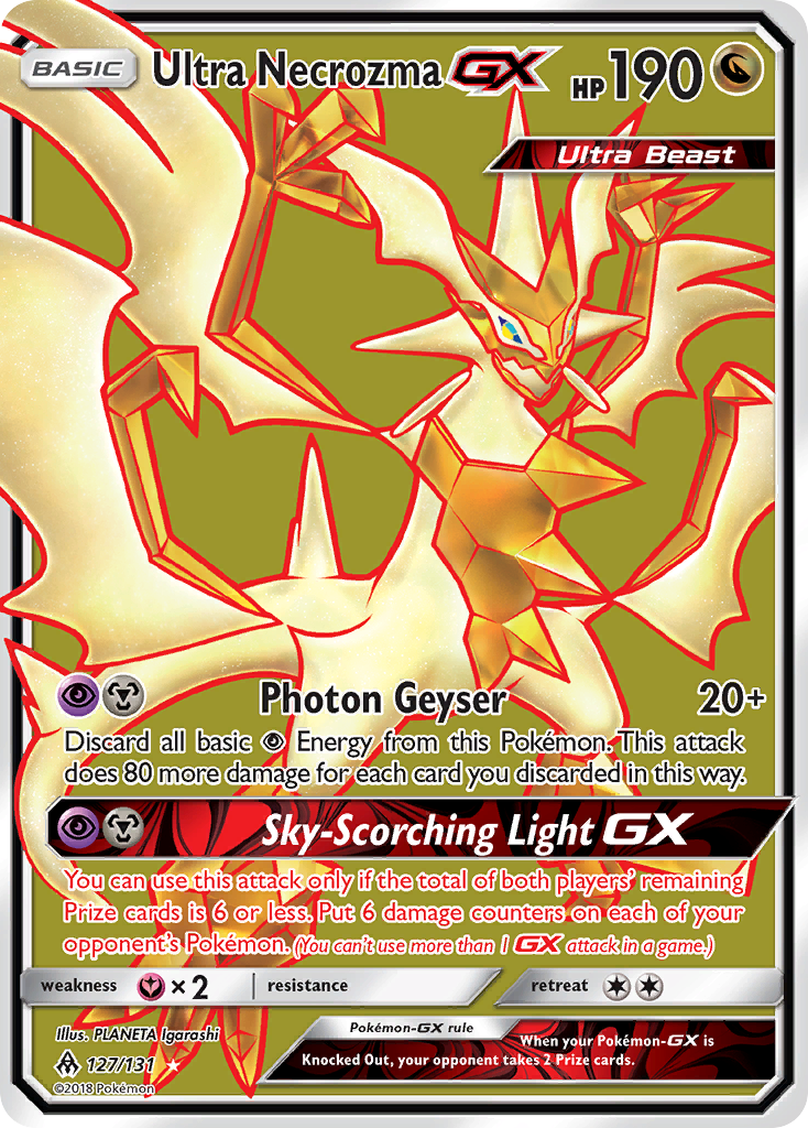 Ultra Necrozma GX (127/131) [Sun & Moon: Forbidden Light] | Jomio and Rueliete's Cards and Comics