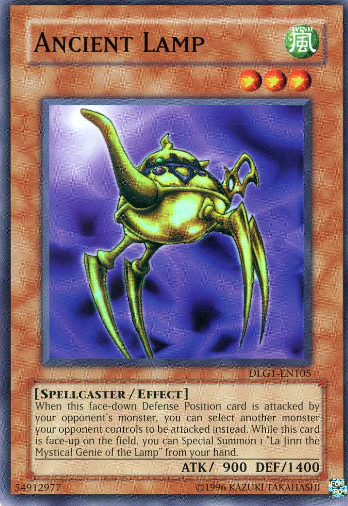 Ancient Lamp [DLG1-EN105] Super Rare | Jomio and Rueliete's Cards and Comics