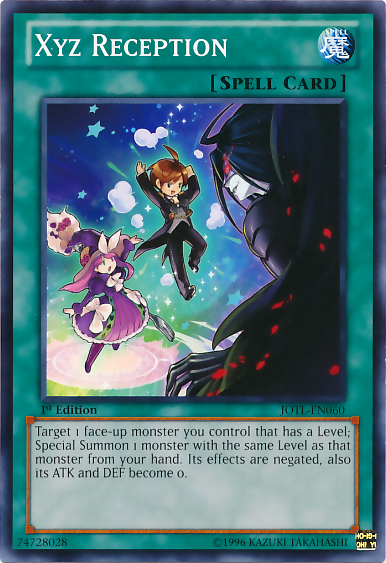 Xyz Reception [JOTL-EN060] Common | Jomio and Rueliete's Cards and Comics