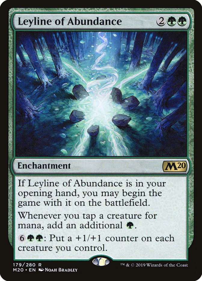 Leyline of Abundance [Core Set 2020] | Jomio and Rueliete's Cards and Comics