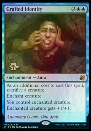 Grafted Identity [Innistrad: Midnight Hunt Prerelease Promos] | Jomio and Rueliete's Cards and Comics