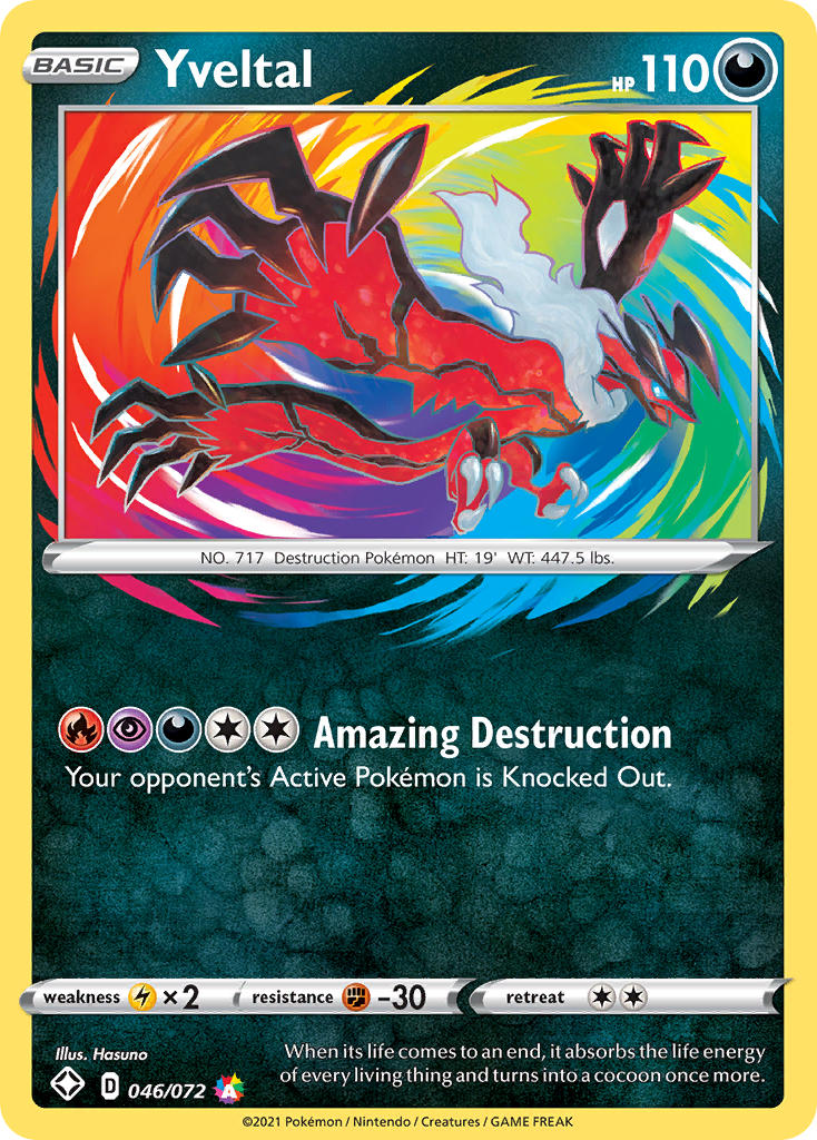 Yveltal (046/072) [Sword & Shield: Shining Fates] | Jomio and Rueliete's Cards and Comics