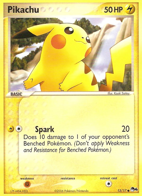 Pikachu (13/17) [POP Series 4] | Jomio and Rueliete's Cards and Comics