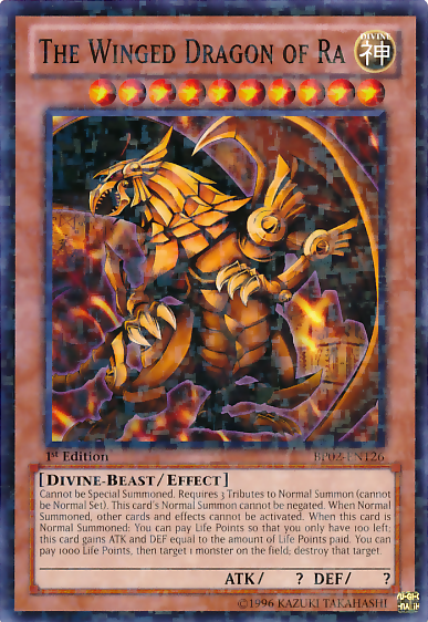 The Winged Dragon of Ra [BP02-EN126] Mosaic Rare | Jomio and Rueliete's Cards and Comics