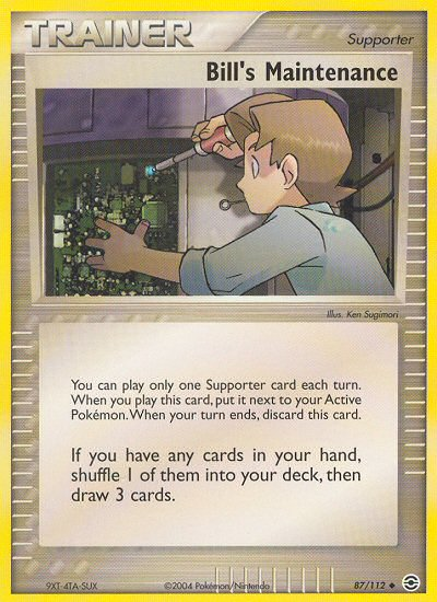 Bill's Maintenance (87/112) [EX: FireRed & LeafGreen] | Jomio and Rueliete's Cards and Comics