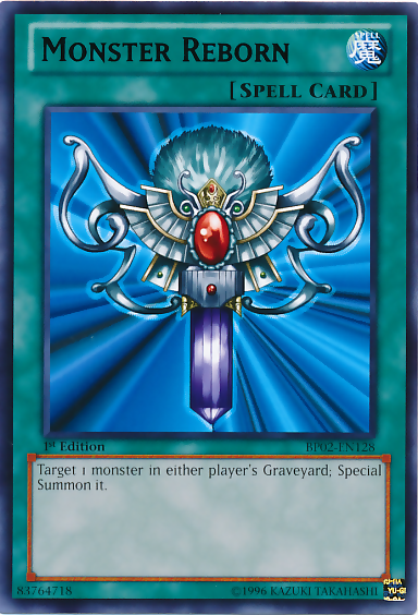 Monster Reborn [BP02-EN128] Mosaic Rare | Jomio and Rueliete's Cards and Comics
