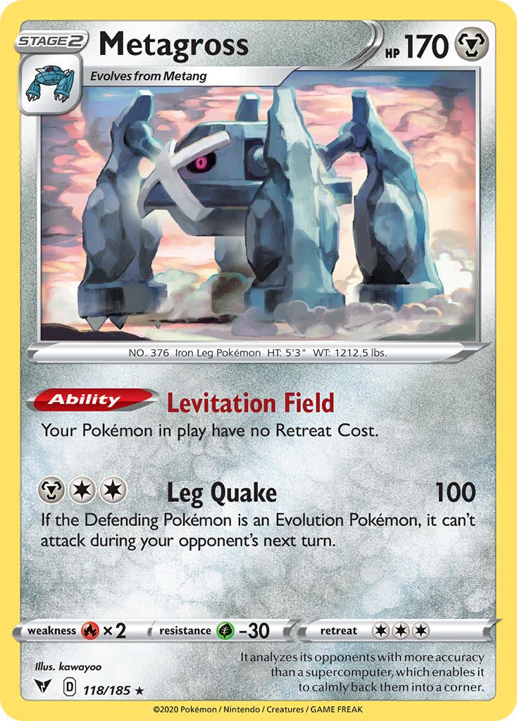 Metagross (118/185) [Sword & Shield: Vivid Voltage] | Jomio and Rueliete's Cards and Comics