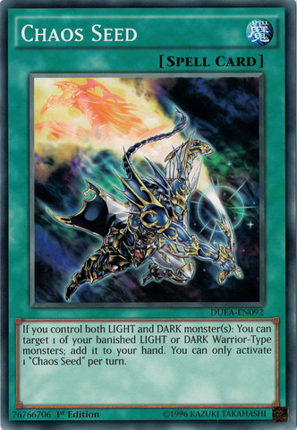 Chaos Seed [DUEA-EN092] Common | Jomio and Rueliete's Cards and Comics
