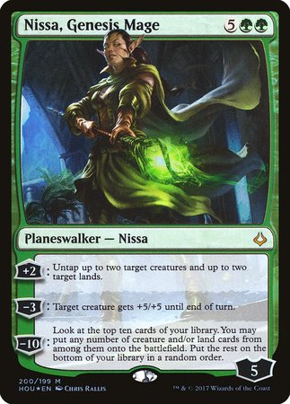 Nissa, Genesis Mage [Hour of Devastation] | Jomio and Rueliete's Cards and Comics