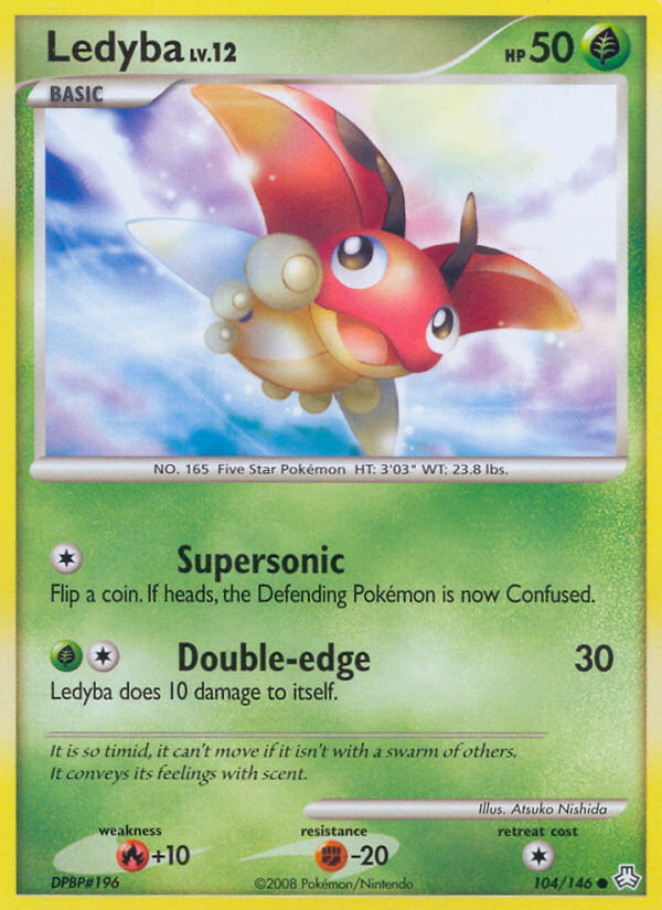 Ledyba (104/146) [Diamond & Pearl: Legends Awakened] | Jomio and Rueliete's Cards and Comics