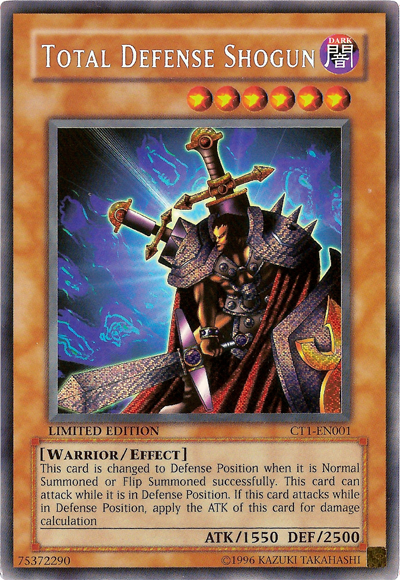 Total Defense Shogun [CT1-EN001] Secret Rare | Jomio and Rueliete's Cards and Comics