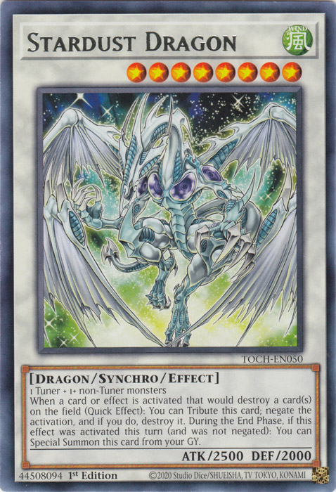 Stardust Dragon [TOCH-EN050] Rare | Jomio and Rueliete's Cards and Comics
