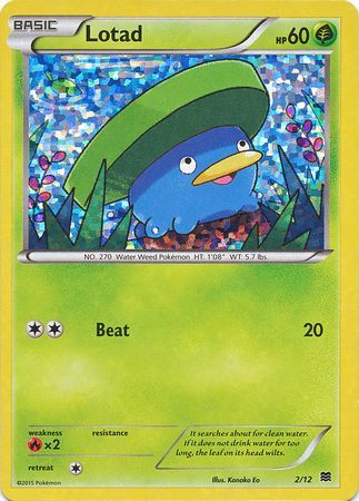 Lotad (2/12) [McDonald's Promos: 2015 Collection] | Jomio and Rueliete's Cards and Comics