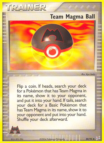 Team Magma Ball (80/95) [EX: Team Magma vs Team Aqua] | Jomio and Rueliete's Cards and Comics