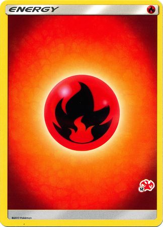 Fire Energy (Charizard Stamp #12) [Battle Academy 2020] | Jomio and Rueliete's Cards and Comics