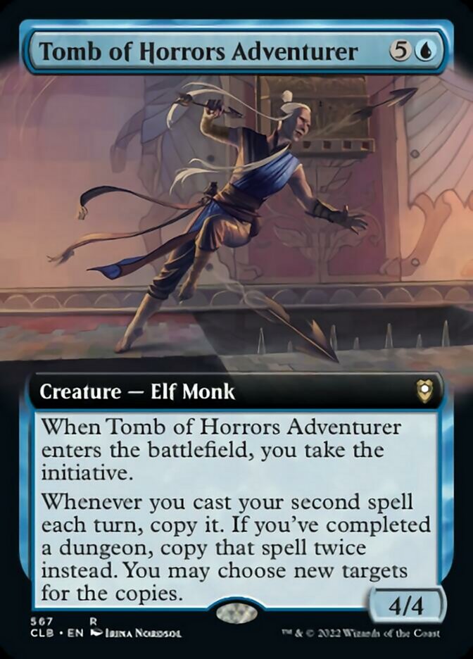 Tomb of Horrors Adventurer (Extended Art) [Commander Legends: Battle for Baldur's Gate] | Jomio and Rueliete's Cards and Comics