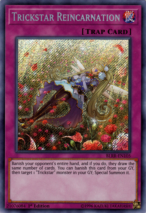 Trickstar Reincarnation [BLRR-EN105] Secret Rare | Jomio and Rueliete's Cards and Comics