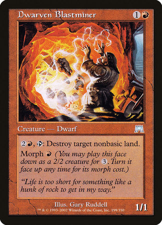 Dwarven Blastminer [Onslaught] | Jomio and Rueliete's Cards and Comics