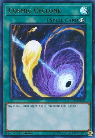 Cosmic Cyclone [DUDE-EN043] Ultra Rare | Jomio and Rueliete's Cards and Comics