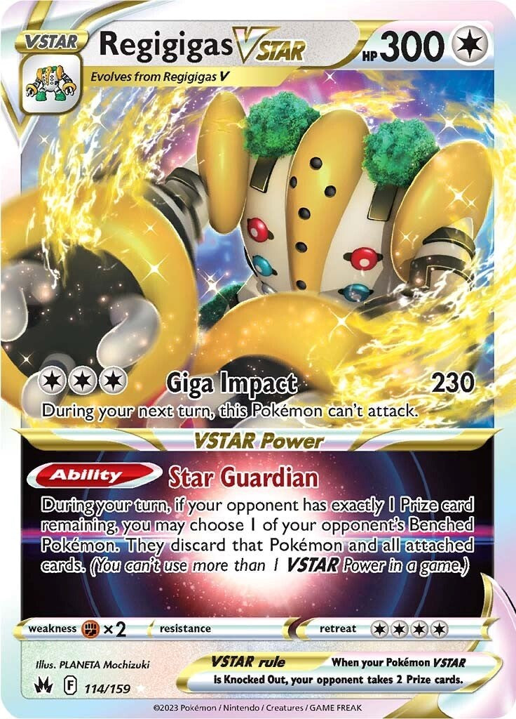 Regigigas VSTAR (114/159) [Sword & Shield: Crown Zenith] | Jomio and Rueliete's Cards and Comics