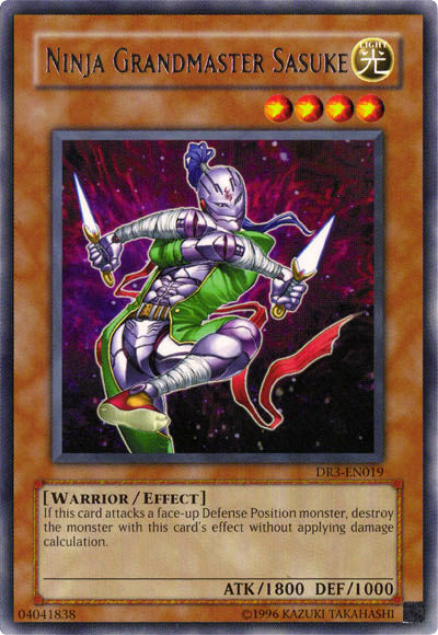 Ninja Grandmaster Sasuke [DR3-EN019] Rare | Jomio and Rueliete's Cards and Comics