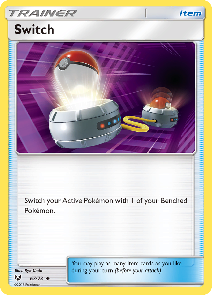 Switch (67/73) [Sun & Moon: Shining Legends] | Jomio and Rueliete's Cards and Comics
