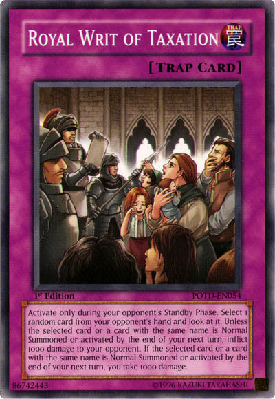 Royal Writ of Taxation [POTD-EN054] Common | Jomio and Rueliete's Cards and Comics