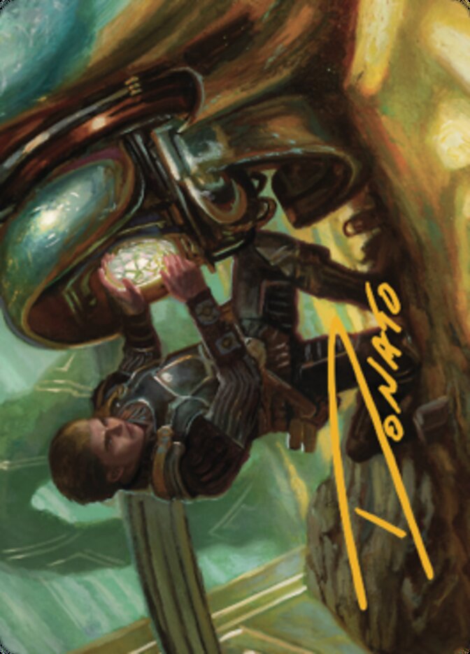 Urza, Powerstone Prodigy Art Card (Gold-Stamped Signature) [The Brothers' War Art Series] | Jomio and Rueliete's Cards and Comics