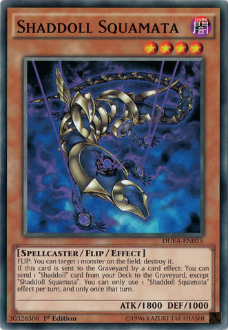 Shaddoll Squamata [DUEA-EN025] Common | Jomio and Rueliete's Cards and Comics