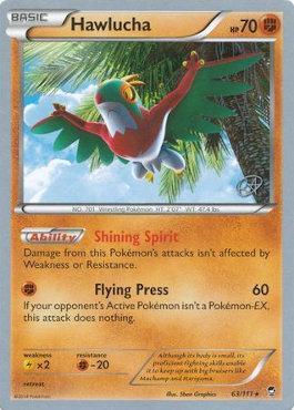 Hawlucha (63/111) (The Flying Hammer - Rowan Stavenow) [World Championships 2015] | Jomio and Rueliete's Cards and Comics